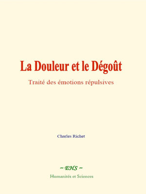 cover image of La Douleur et le Dégoût